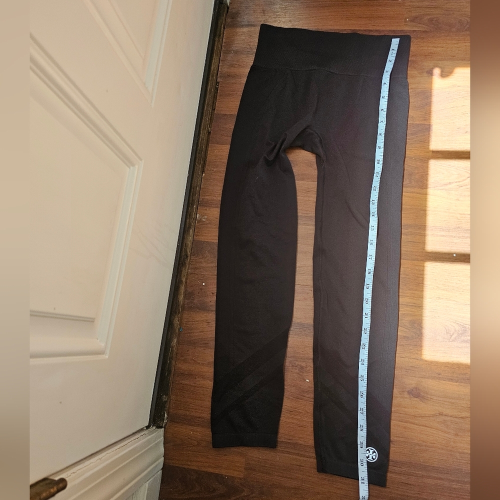 Tory Sport Black Seamless Leggings with Logo - Picture 6 of 13